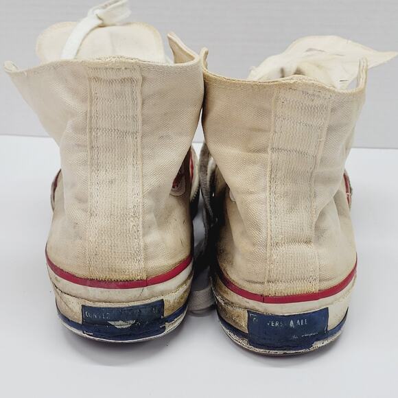 THRASHED Converse Chuck Taylor All Star Vintage 60’s 70s Blue Label USA 10 READ - Picture 15 of 16